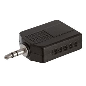 3.5mm Stereo Plug to 2x6.35mm Stereo Jack Adapter