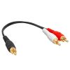 RCA Plug to 2xRCA Plug Adapter - Y-Adapter