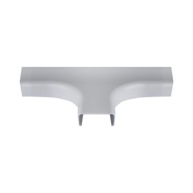 Wire Trak 3 Way Tee  for Raceway PVC White, 1" W x 1/2" H
