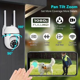 Little Bee HD Webcam - 1080p White Streaming Camera for Online Classes, Zoom Meetings & Live Streaming (Plug & Play)