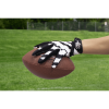 Athletic Works Football Receiver Gloves with Silicone Grip, Adult Small / Medium, Black (Pack of 12)