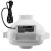 4" to 4.5" Radon Mitigation Fan System Kit Quiet 190 CFM Inline Duct Waterproof