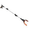 VEVOR Grabber Reacher Tool, 43" Foldable Reacher Grabber Pickup Tool with 360° Rotating Jaw, Magnet and LED Light