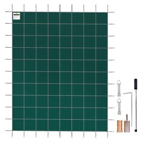 VEVOR Inground Pool Safety Cover, 20 ft x 42 ft Rectangular Winter Pool Cover, Triple Stitched