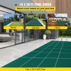 VEVOR Pool Safety Cover, Inground Pool Cover Fit for PP Material, Rectangle Inground Safety Pool Cover Green