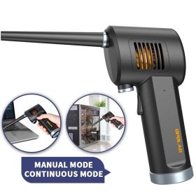 Compressed Air Duster, New Generation Canned Air, 33000 RPM Electric Air Can for Computer Keyboard Electronics Cleaning, 6000mAh Rechargeable Battery