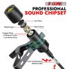 5 Core Professional Omnidirectional Lavalier Microphone 3.5mm Clip-On Lapel Mic for Smartphone DSLR Camera PC Interview Video Camcorders Audio Recorde