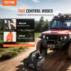 VEVOR 2-in-1 1100 lbs Electric Hoist Winch, 1500W Portable Power Winch Crane, 22.9 ft Lifting Height, 13 ft/min with Wired Remote Control, for Garage