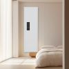 53" Passwod Touch Panel In-Wall Safe,Hidden Wall Gun Safe for Rifles with Adjustable Shelves