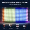 VEVOR Programmable LED Sign, P5 Full Color LED Scrolling Panel, DIY Custom Text Animation Pattern Display Board