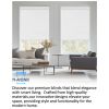 Smart Bridge, Compatible with Alexa, Google Home, Motorized Roller Shades, Black, Vinyl or Synthetic Blend, Smart Automation