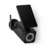 Hyper Tough Solar Motion Security Light 800 Lumens Black 120° Beam Angle with Simulated Surveillance Camera Outdoor LED Fixture