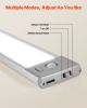 Under Cabinet Lighting 2 PCS 40 LED Motion Sensor Lights Battery Operated