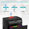 Woolsche Paper Shredder, 16-Sheet Cross Cut with 4.76-Gallon Pull Out Basket, P-4 Security Level, 3-Mode Design Shred Paper and CD/Credit Card
