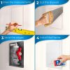 Access Panel for Drywall 8x16 inch Wall Hole Cover Access Door Plumbing Access Panel for Drywall Heavy Durable Plastic White