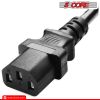 5 Core AC Power Extension Cord 10Ft 3 Prong Adapter 16AWG/2C 125V 13A US Polarized Male to Female - PC 1002