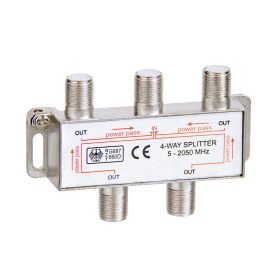 4-Way Splitter 5-2050MHz F-Type