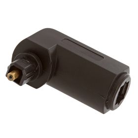 Optical Toslink Jack to Toslink Plug Angled Adapter