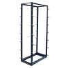 Wavenet - 4-Post 45U Open Frame Floor Rack Organizes 19” Network & Data Rack Equipment, Capacity 800lbs – Black
