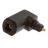 Optical Toslink Jack to Toslink Plug Angled Adapter