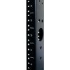 Wavenet - 4-Post 45U Open Frame Floor Rack Organizes 19” Network & Data Rack Equipment, Capacity 800lbs – Black