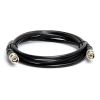 Cmple RG59U 6 Feet BNC Male to BNC Male, 75 Ohm, Coaxial BNC to BNC Video Cable, 6FT Black
