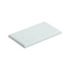 Cmple - 1 Gang Blank Wall Plate, Standard Size, Polycarbonate Thermoplastic Panel GFCI Wall Plate with Screws - White