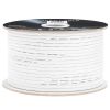 Speaker Wire 250ft 14AWG 4C White | CL2 Rated | In-Wall Speaker Cable