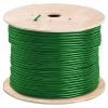 Green Cat5e Shielded Ethernet Cable 1000ft | Bare Copper | Riser CMR
