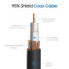 Cmple RG59U 12 Feet BNC Male to RCA Male, 75 Ohm, Coaxial BNC to RCA Video Cable, Black, (449-N)