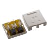 Surface Mount Box Cat6 Double WHITE