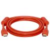 Cmple - HDMI Cable 6FT High Speed HDTV Ultra-HD (UHD) 3D, 4K @60Hz,18Gbps 28AWG HDMI Cord Audio Return 6 Feet Red