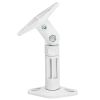 Cmple – Universal Speaker Wall Mounts for Satellite Speakers - Adjustable Tilt and Swivel Ceiling Wall Speaker Brackets - 1 Pair (White)