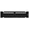 Cmple – 12 Port Cat5e, Cat 5 Vertical Mini Patch Panel Network Wall Mount Punchdown Category 5e Bracket Surface 110 Type (568A/B Compatible)
