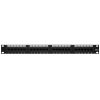 Cmple - 24 Port Cat6 Network Patch Panel, Cat 6 Rackmount Wall Mount Category 6 Bracket Surface 110 Type (568A/568B Compatible)