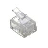 RJ12 Modular Pugs 6P6C Solid - 50 Pack