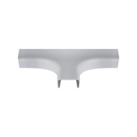Wire Trak 3 Way Tee for Raceway PVC White, 3/4" W x 1/2" H