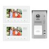 Intercom System for Home | 2 Wire 2 Monitors 4.3" | 2 Apartment  Video Door Bell | Door Release - DK43322S/ID
