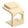 Blank Insert For F Type Connector - 10pcs Pack Ivory