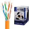 Cat5e Bulk Ethernet Cable 24AWG CCA 350MHz 1000 Feet Orange