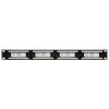 Cmple - 24 Port Cat6 Network Patch Panel, Cat 6 Rackmount Wall Mount Category 6 Bracket Surface 110 Type (568A/568B Compatible)