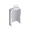 Wire Trak End Cap for Raceway PVC White, 3/4" W x 1/2" H