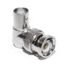 BNC Male Plug to BNC Female Jack Adapter - 90 Degree