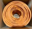 1000ft Cat 6 Riser Ethernet Cable Orange | Unshielded | CMR, 23AWG, UTP