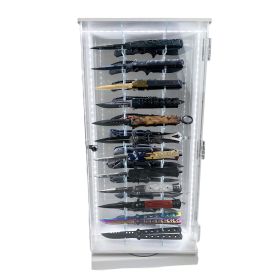 Rotating Countertop LED Knife Display (style: Display Only)