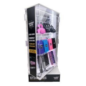 Rotating Countertop LED Stun Gun Display (style: 72 Stun Gun Display)