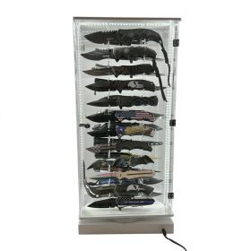 Streetwise 2 Sided 24 Count Knife LED Rotating Display (style: Display Only)
