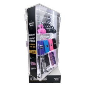 Rotating Countertop LED Stun Gun Display (style: 72 Stun Gun Display)