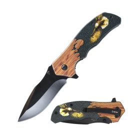 8" Wildlife Folding Knife (style: Eagle)