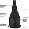 EDC Shoulder Bag - Tactical Chest Sling Bag (5 Liter)